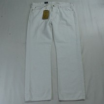 NEW Polo Ralph Lauren 35 x 30 Classic 867 Straight White Denim Mens Jeans - £11.26 GBP