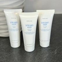 Mary Kay Satin Hands &amp; Body Hydrating Lotion Cleansing Gel &amp; Buffing Cre... - $9.89