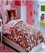 FLORAL SEASONS REVERSIBLE FULL SIZE COMFORTER SHEETS SHAMS 7PC BEDDING S... - £96.05 GBP