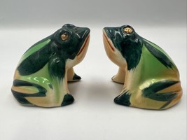 Vintage Frog Salt And Pepper Shakers Made In Japan - £11.14 GBP