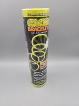 Glow Bracelets 8&quot; x 6mm Yellow with Connectors Lot of 50 Bracelets FT Ir... - £7.74 GBP