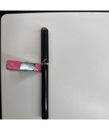 vintage REYNOLDS fountain pen black &amp; clear nib writing utensil - $35.08 CAD