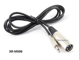 6Ft 3.5Mm Mono Plug To 3-Pin Xlr Male Plug Audio Cable, - £11.26 GBP