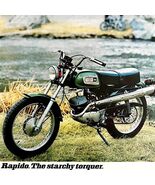 Harley Davidson Rapido 125cc Advertisement 1970 Motorcycle Ephemera LGBinHD - €30,04 EUR
