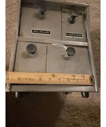 Vintage MCM Retro chrome  box coffee tea sugar flour metal canister kitchen - $108.90