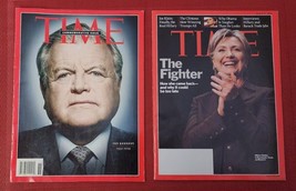 Lot of 2 TIME MAGAZINE September 2009 / March 2008 Ted Kennedy &amp; Hillary... - £3.93 GBP