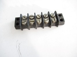 TERMINAL BAR- (BUS BAR)  5 SETS OF SCREWS-  NEW- GREAT FOR WIRING- S26 - £3.48 GBP