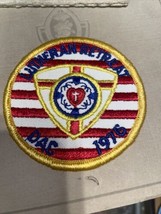 Vintage 1976 Lutheran Retreat DAC Twill Round Boy Scouts America BSA Cam... - $5.00