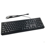 HP Sk-2085 USB Wired PC Computer Black Keyboard - $24.74