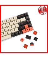 Retro Carbon 150-Key Doubleshot ASA Profile Keycap Set for Mechanical Ke... - $770.75 MXN