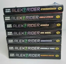 Lot of 7 ALEX RIDER Series Books Anthony Horowitz Scorpia 1 4-8 10 - £15.17 GBP