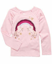 Epic Threads Toddler Girls Rainbow Unicorns T-Shirt, Pink Nectar, Size 2T - $13.00