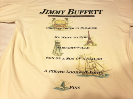 JIMMY BUFFETT Greatest Hits VINTAGE 1990s Single Stitch USA MADE Size XL... - £35.43 GBP