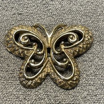Vintage Unbranded Gold Tone Butterfly Lapel Hat Pin Brooch KG Fashion Je... - $9.89