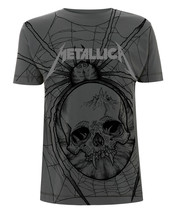 Grey Metallica Spider James Hetfield Official Tee T-Shirt Mens Unisex - £40.57 GBP