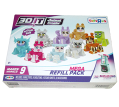 Jakks 3DIT Animal Creator Refill Pack Mega Creates 9 Amazing Animals Toy... - $9.90