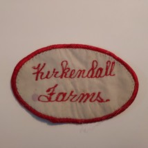 Vintage Kirkendall Farms Uniform 5&quot;x3&quot; Sew-on Patch - £11.77 GBP