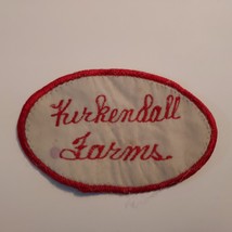 Vintage Kirkendall Farms Uniform 5&quot;x3&quot; Sew-on Patch - £11.38 GBP