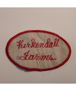 Vintage Kirkendall Farms Uniform 5&quot;x3&quot; Sew-on Patch - $14.73