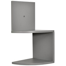 Corner Shelf, Modern Design 2 Tier Floating Shelves For Walls, Easy-To-Assemble  - £18.89 GBP