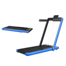 2.25HP 2 in 1 Folding Treadmill with APP Speaker Remote Control-Navy - £237.24 GBP