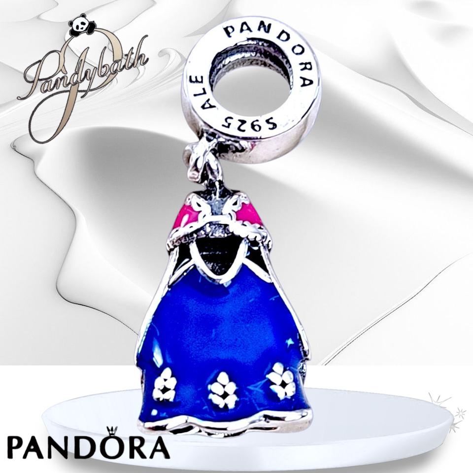 Pandora Disney Princess Frozen Anna Dress Pandora Charm Bracelet Bead NEW! - $40.10