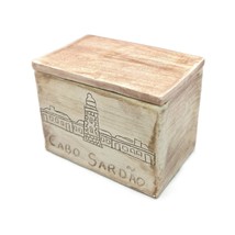 Handmade Ceramic Jewelry Box With Lid, Beige Artisan Pottery Lighthouse ... - $47.95