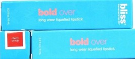 3 Bliss Bold Over High Gloss Long Wear Liquefied Lipstick In Cherry On Top - $20.99
