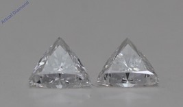 A Pair Of Triangle Cut Loose Diamonds (0.75 Ct,f Color,vs2-si1 Clarity) - £1,143.42 GBP