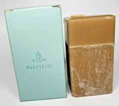 PartyLite 3 x 5 Square Pillar Candle New in Box  Cedar Patchuolli P3H/K05423 - £20.43 GBP