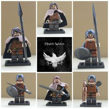 6pcs Game Of Thrones House Stark Ned Stark and Winterfell Soldiers Minifigures - £12.75 GBP