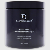 De Fabulous Marula Oil Miracle Repair Masque Ultimate Hair Repair ~ 33.8 Oz. - £47.96 GBP