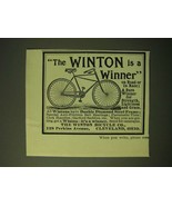 1893 Winton Bicycle Ad - The Winton is a winner - £14.78 GBP