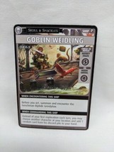 Goblin Weidling Skull And Shackles Pathfinder Adventure Card Game Promo - £7.78 GBP