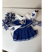 Vintage Y2K Build-A-Bear Blue &amp; White Cheerleader Outfit W/Accessories ￼ - $15.50 CAD