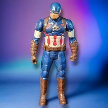 Marvel Captain America 2015 Hasbro 12&quot; Talking Action Figure Civil War - £8.42 GBP
