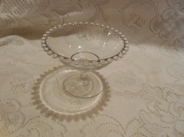 Imperial Glass Candlewick Pedestal Compote Candy Dish - $8.86