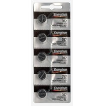 5 Energizer #357/303 SR44SW Watch Batteries Watchmakers Repair Parts - £13.18 GBP