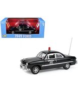 1949 Ford Custom Police Car "Chicago Police Department" Black 1/64 Dieca... - $38.61