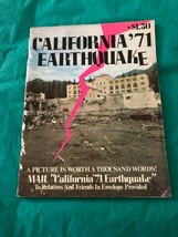 1971 &quot;CALIFORNIA &#39;71 EARTHQUAKE&quot; Picture Booklet magazine - £7.77 GBP