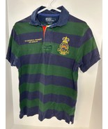 Polo Ralph Lauren Polo Shirt Mens Crown Crest 381 Bleecker Blue Green Me... - $32.09 CAD