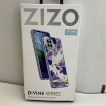 ZIZO Divine Series MOTO G STYLUS 5G (2021) Case Purple PRINTED FLORALS - £7.52 GBP