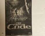 The Omega Code Movie Print Ad TPA9 - $5.93