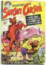 Sunset Carson #4 1951 Kit Carson Keats Petree Golden Age g- - $109.13