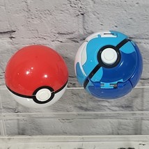 Pokemon Pokeballs Empty Opening Lot Of 2 Classic Red And Blue Nintendo Flaw - £8.11 GBP