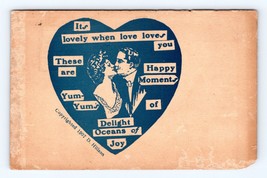 Valentines Day Happy Moments Yum Yums Delight of Oceans Joy Hillson Postcard N3 - $4.90