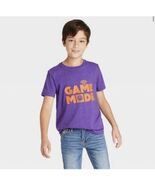 Cat &amp; Jack 'Game Mode' Graphic Short Sleeve T-Shirt For Boys, S 6/7 Purp... - $3.96
