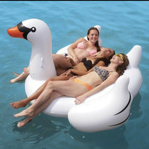 Inflatable Giant Swan RIDE-ON Pool Float By Swimline (A) J30 - £148.01 GBP