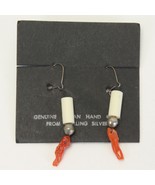 Southwest Navajo Genuine Indian Handmade Pierced Earring Sterling Silver - €42,20 EUR