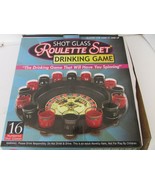 SHOT GLASS ROULETTE SET DRINKING GAME AGES 21 &amp; UP KOLE IMPORTS GENTLY USED - £7.70 GBP